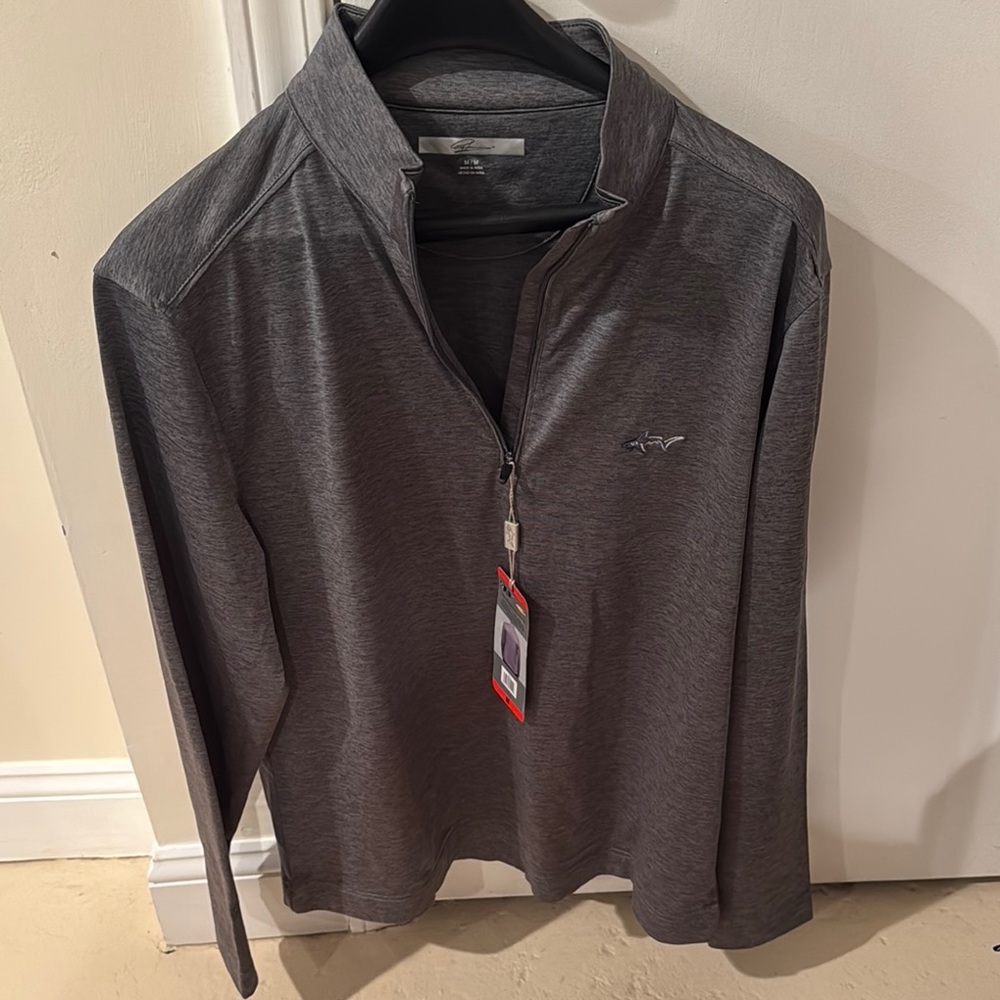 Gray Quarter-Zip Pullover